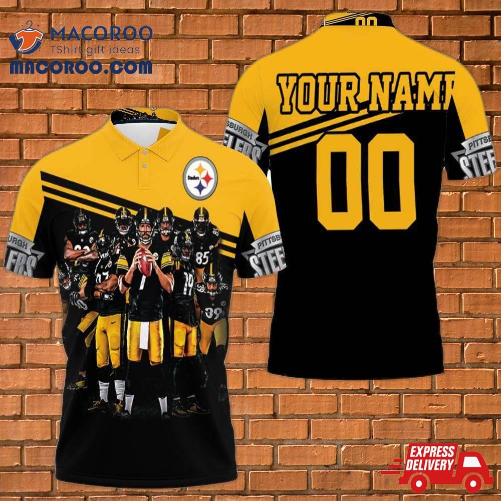 Pittsburgh Steelers Great Players Team Metal Jersey 2020 Nfl Season Personalized Polo Shirt Pittsburgh Steelers Great Players Team Metal Jersey 2020 Nfl Season Personalized Polo Shirt