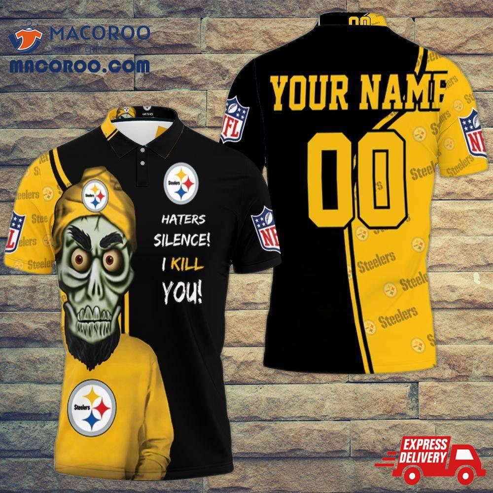 Pittsburgh Steelers Haters Silence Personalized Polo Shirt Pittsburgh Steelers Haters Silence Personalized Polo Shirt
