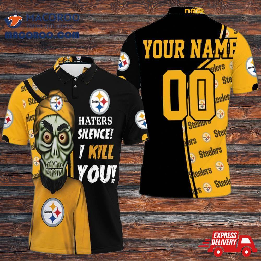 Pittsburgh Steelers Haters Silence The Dead Terrorist Personalized Polo Shirt Pittsburgh Steelers Haters Silence The Dead Terrorist Personalized Polo Shirt