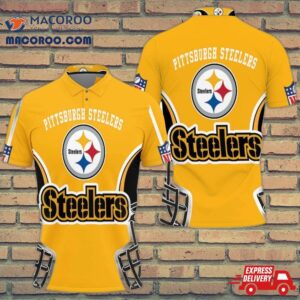 Pittsburgh Steelers S Sweatshirt Pullover 3D Polo Shirt