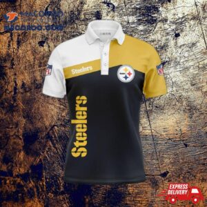 Pittsburgh Steelers Women’s Button Up Polo Shirt