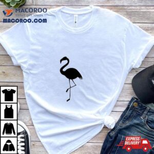Pocket Flamingo Bird Lovers Great Tees Tshirt