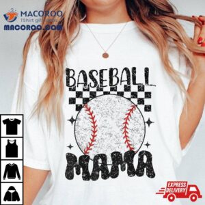 Retro Baseball Mama Sport Mom Tshirt