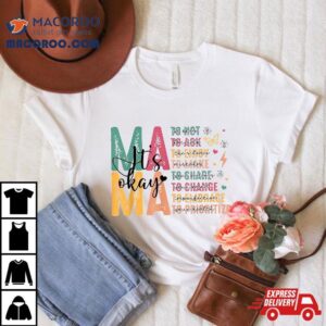 Retro Mama It S Okay Mothers Day Gif Tshirt