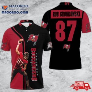 Rob Gronkowski 87 Tampa Bay Buccaneers Super Bowl 2021 Nfc South Division Champions 3D Polo Shirt