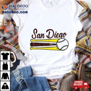 San Diego Baseball Vintage Distressed Tee Met At Gameday Shirt