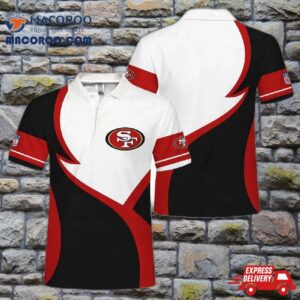 San Francisco 49ers Button Up Polo Shirt Gift For Nfl Fans