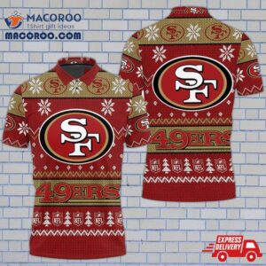 San Francisco 49ers Nfl Ugly Christmas 3D Polo Shirt