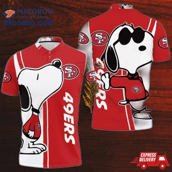 San Francisco 49ers Snoopy Lover 3D Printed Polo Shirt