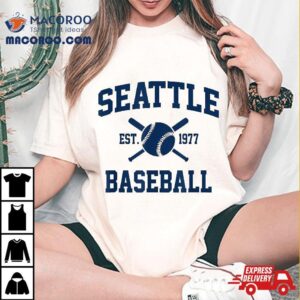 Seattle Baseball Athletic Vintage Sports Team Fan Tshirt