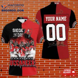 Siege The Day Tampa Bay Buccaneers Nfc South Champions Super Bowl 2021 Personalized Polo Shirt