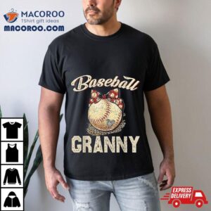 Softball Baseball Granny Leopard Mother S Day Gifts Tshirt