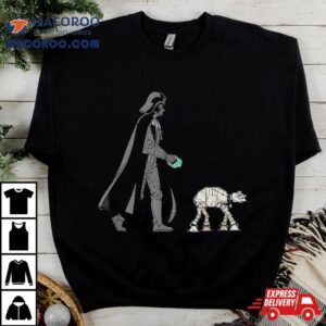 Star Wars Darth Vader The Dog Walker Meme Tshirt