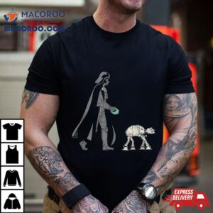 Star Wars Darth Vader The Dog Walker Meme Tshirt