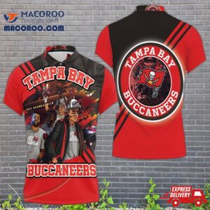 Tampa Bay Buccaneers 2021 Super Bowl Champions Art 3D Polo Shirt