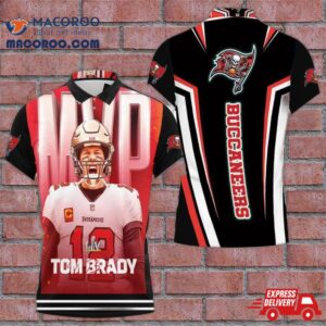 Tampa Bay Buccaneers 2021 Super Bowl Champions Tom Brady Mvp 3D Polo Shirt
