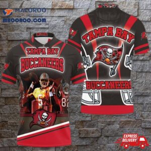 Tampa Bay Buccaneers 2021 Super Bowl Nfc South Division Champions 3D Polo Shirt