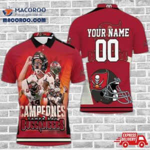 Tampa Bay Buccaneers Campeones Best Players For Fans Personalized Polo Shirt