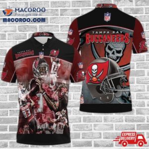 Tampa Bay Buccaneers Flag Nfc South Division Champions Super Bowl 2021 3D Polo Shirt