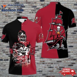 Tampa Bay Buccaneers Logo Jameis Winston Legend For Fan 3D Polo Shirt