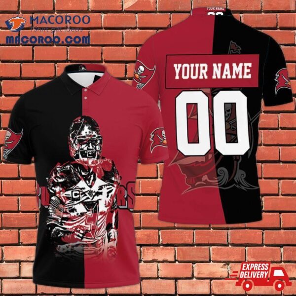 Tampa Bay Buccaneers Logo Jameis Winston Legend For Fans Personalized Polo Shirt