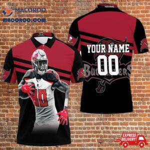 Tampa Bay Buccaneers Michael Clayton 80 For Fans Personalized Polo Shirt