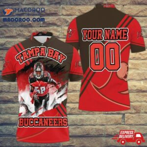 Tampa Bay Buccaneers Shaquil Barrett 58 Super Bowl Champions1 Personalized Polo Shirt