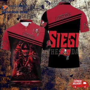 Tampa Bay Buccaneers Siege The Day Legends For Fan Printed 3D Polo Shirt