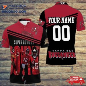 Tampa Bay Buccaneers Super Bowl Champions 3D Printed Personalized Polo Shirt