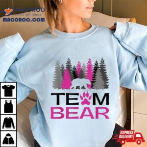 Team Bear Woman Pink Tshirt