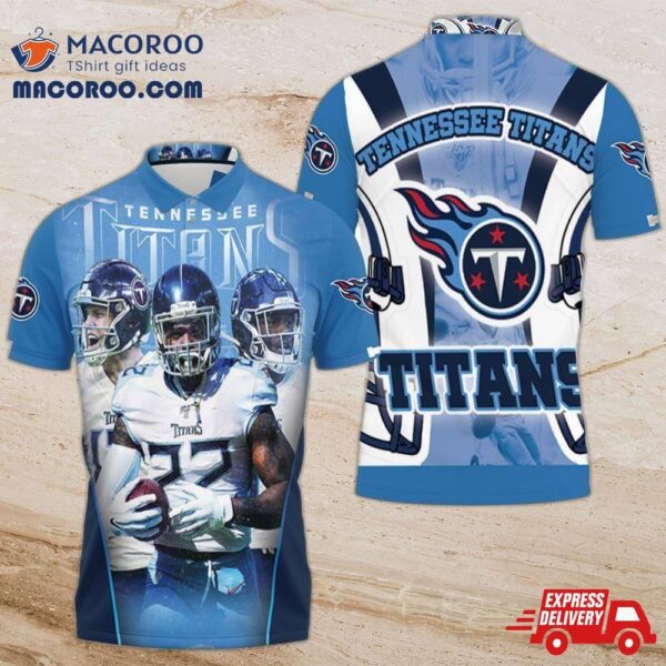 Team Tennessee Titans Afc South Division Champions Super Bowl 2021 3D Polo Shirt