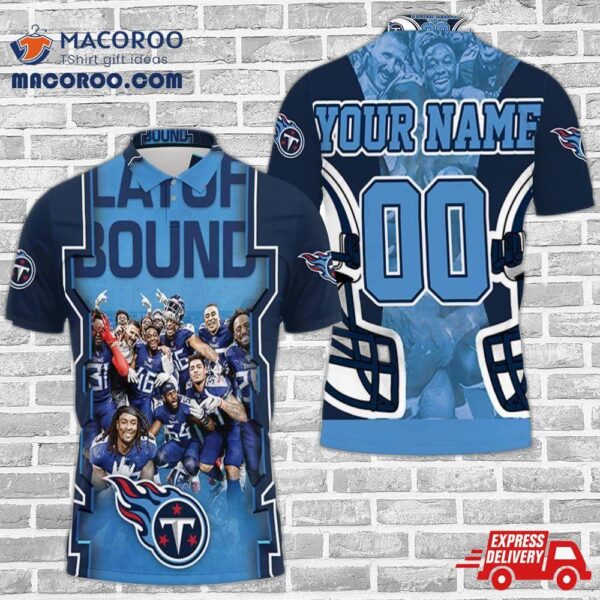 Tennessee Titans Afc South Champions Super Bowl 2021 Playoff Round Personalized Polo Shirt