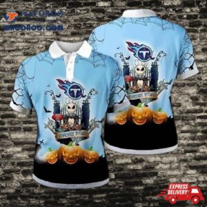 Tennessee Titans Halloween Polo Shirt Gift For Fans