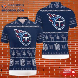 Tennessee Titans Nfl Christmas 3D Polo Shirt Gift For Fans