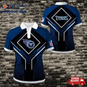 Tennessee Titans Square Lattice Polo Shirt Gift For Fans