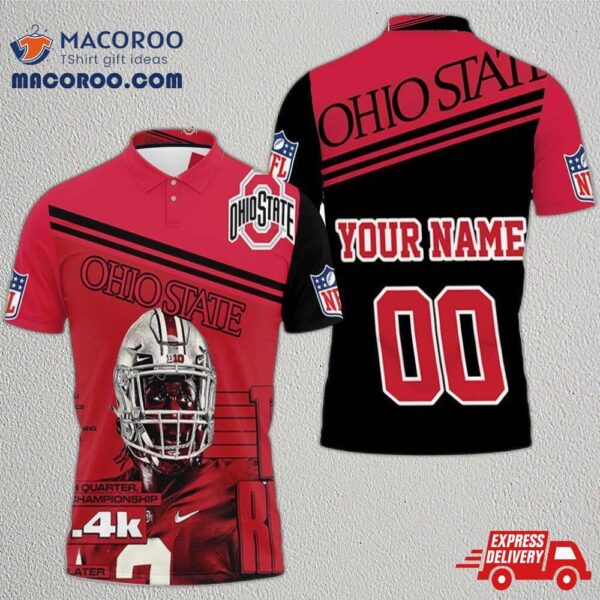 The Rise Of Ohio State Buckeyes B1g Championship Best Team Personalized Polo