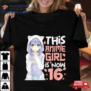 This Anime Girl Is Now Year Old Th Birthday Gifts Tshirt