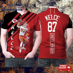 Travis Kelce Kansas City Chiefs 87 Kingdom Signed 3D Printed Gift For Fan Polo Shirt