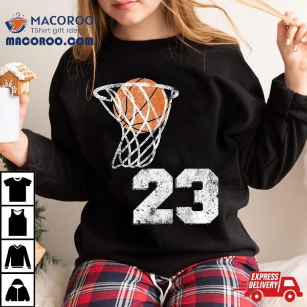 Vintage Basketball Jersey Number 23 Shirt Player