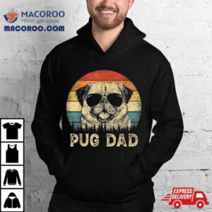 Vintage Pug Dad Dog Lovers Father S Day Tee Tshirt