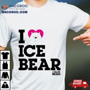 We Bare Bears Heart Ice Bear Tshirt