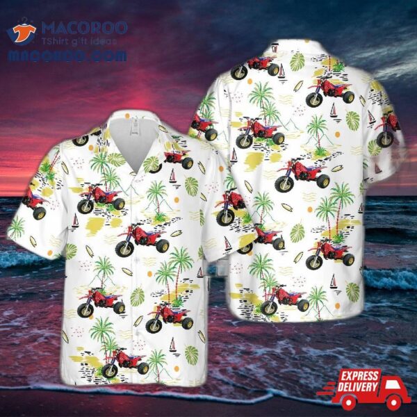 1985 Honda Atc 250r Hawaiian Shirt