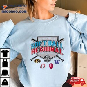 Ncaa Division I Softball Regional Tigers Mavericks Hoosiers Huskies Tshirt