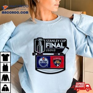 2024 Nhl Stanley Cup Oilers Vs Panthers Logo Retro Shirt
