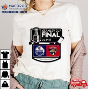 2024 Nhl Stanley Cup Oilers Vs Panthers Logo Retro Shirt
