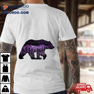 Alaskan Bear With Lake & Mountain Souvenir Shirt