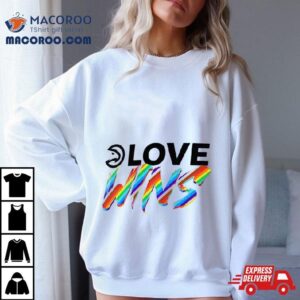Atlanta Hawks Love Wins Rainbow Pride Shirt