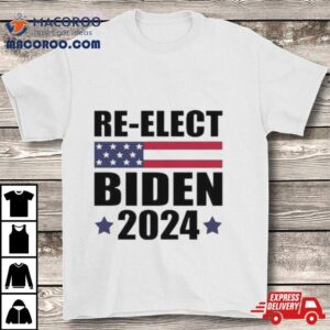 Awesome Re Elect Biden American Flag Pro Biden 2024 Election Shirt