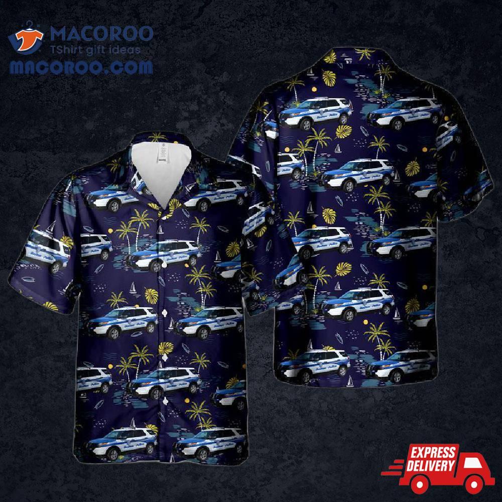 Boston Police Department Bpd Ford Interceptor Utility Hawaiian Shirt Boston Police Department Bpd Ford Interceptor Utility Hawaiian Shirt
