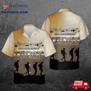 D-day 80th Anniversary Hawaiian Shirt